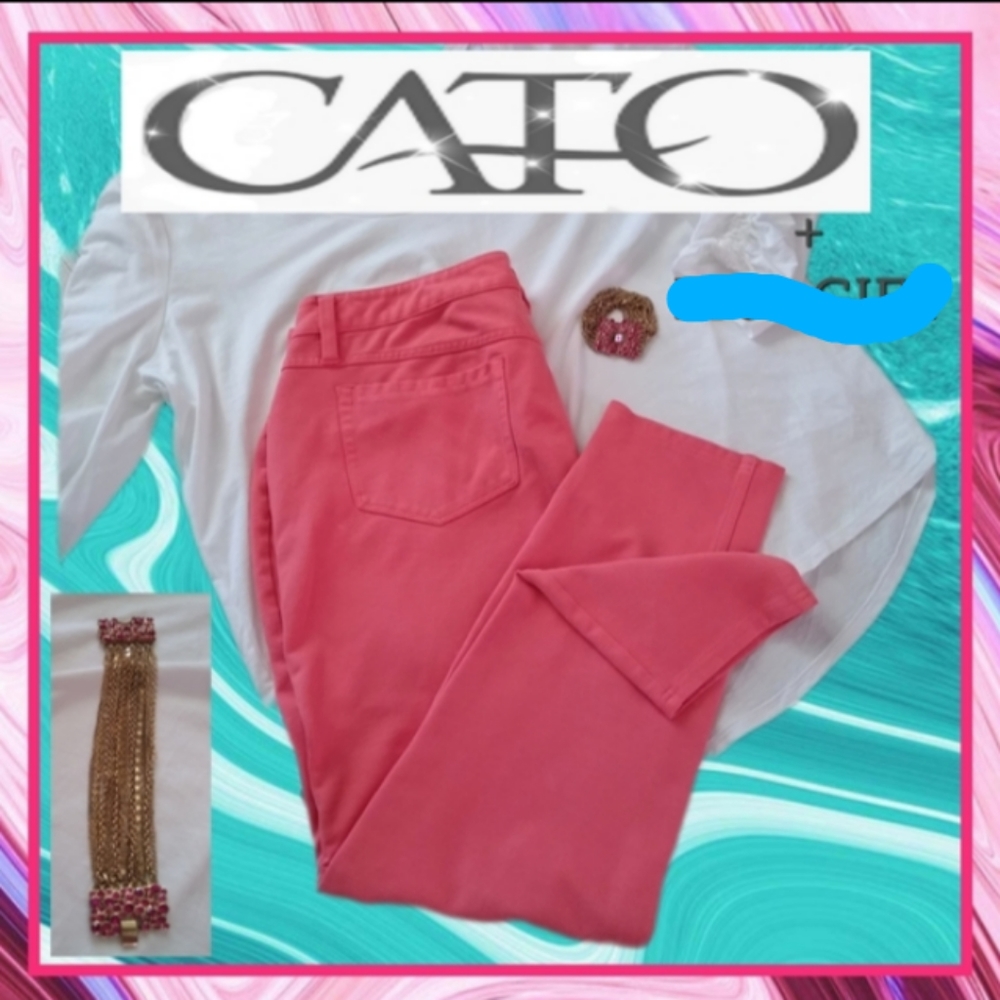 ❗2/$12 FINAL❗Gently Used Women's Cato Coral Pants